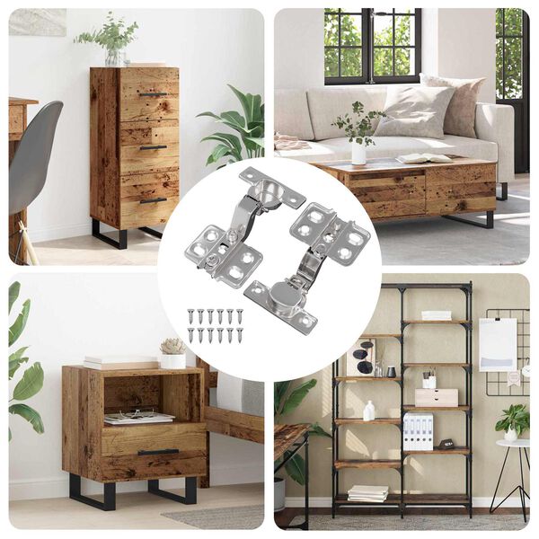 vidaXL Vyrius 2 pcs Nikelio 26 mm Geležis