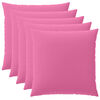 vidaXL Pagalvėlės užvalkalas 6 pcs HEERLEN Rožinė 65 x 65 cm