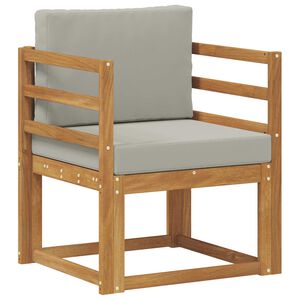 vidaXL Lauko sofa Tvirta akacijos mediena ir poliesteris