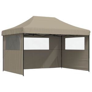 vidaXL &Scaron;ventės palapinė 279 x 410 x 315 cm Taupe Oksfordo audinys