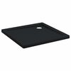 vidaXL Du&scaron;o padėklas su ta&scaron;kais 80 x 80 x 4 cm ABS Juoda