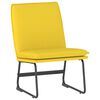 vidaXL Poilsio kėdė, &scaron;viesiai geltonos spalvos, 52x75x76cm, audinys