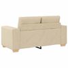 vidaXL Sofa 3 pcs Kreminė 221 x 80 x 80 cm Lino mi&scaron;inio audinys