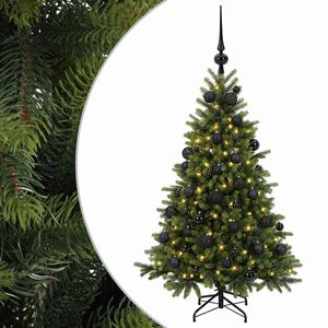 vidaXL Dirbtinė kalėdinė eglutė su rutuliuku 120 cm 150 LED