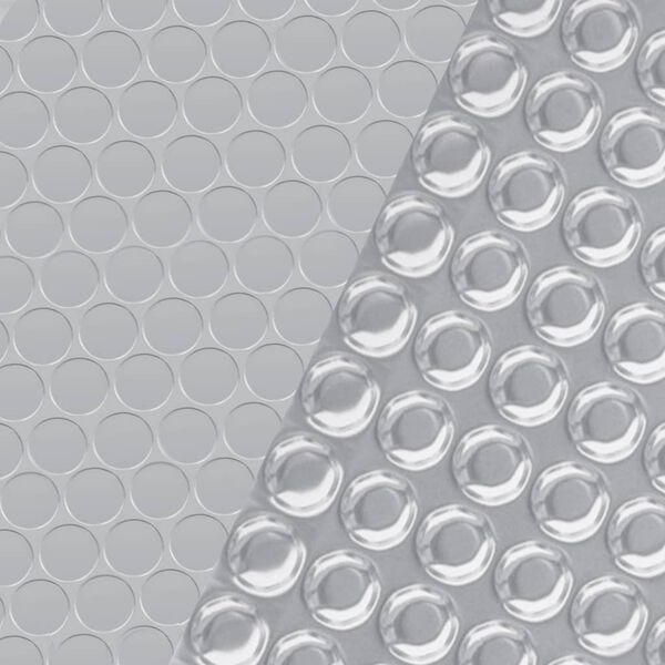 vidaXL Baseino uždangalas, sidabrinės spalvos, 417cm, PE