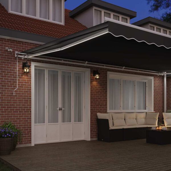 vidaXL Markizės rėmas Balta 600 × 300 cm Aliuminis