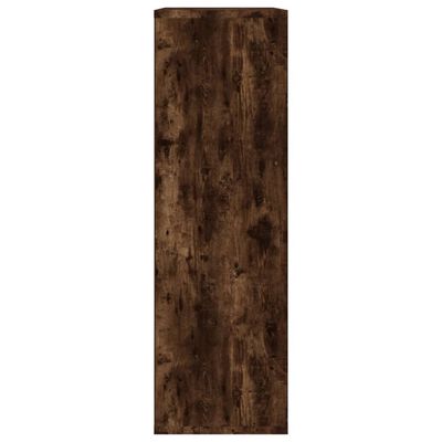 vidaXL Knygų/šoninė spintelė, dūminio ąžuolo, 50x25x80cm, mediena
