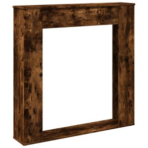 vidaXL Židinio apvadas, dūminio ąžuolo, 100x20x100cm, apdirbta mediena