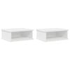 vidaXL Naktinis staliukas 2 pcs Balta 40 x 31 x 15 cm Apdirbta mediena