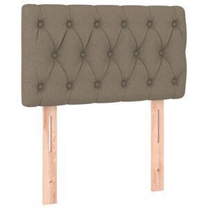 vidaXL Galvūgalis, taupe spalvos, 80x7x78/88 cm, audinys