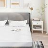 vidaXL Čiužinio apsauga, balta, 200x220 cm, atsparus vandeniui