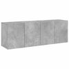 vidaXL Prie sienos montuojamos TV spintelės, 2vnt., betono, 60x30x41cm