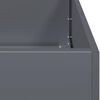 vidaXL Lovelis, antracito, 280x40x40cm, &scaron;altai valcuotas plienas