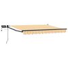 vidaXL Rankinė i&scaron;traukiama markizė su LED 3,5 x 2,5 m
