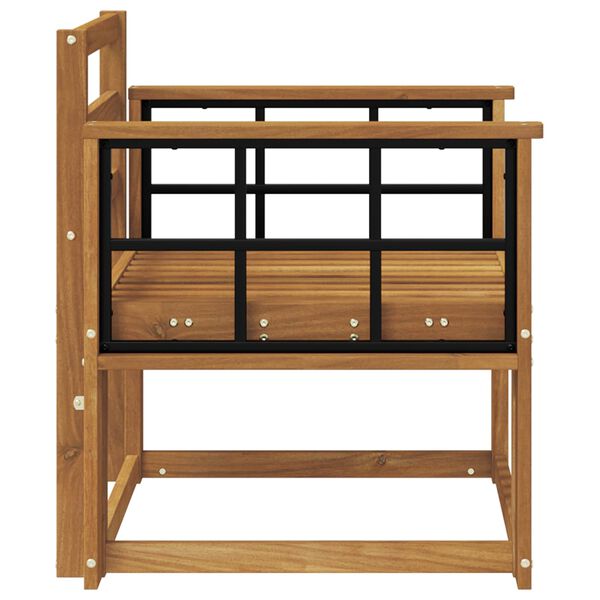 vidaXL Lauko sofa Kietos akacijos mediena Natūrali