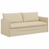 vidaXL Sofa 180cm 2 pcs Kreminė Metalas
