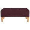 vidaXL Dvivietė sofa-lova su pagalvėmis ir pakoja, violetinė, audinys
