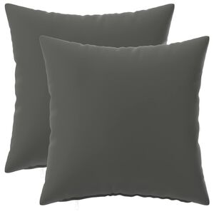 vidaXL Pagalvėlės užvalkalas 2 pcs HEERLEN Antracito 30 x 30 cm