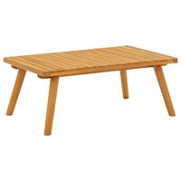 vidaXL Sodo kavos staliukas, 90x55x35cm, akacijos medienos masyvas