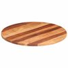 vidaXL Stalvir&scaron;is, 80cm, akacijos medienos masyvas, apskritas, 25&ndash;27mm