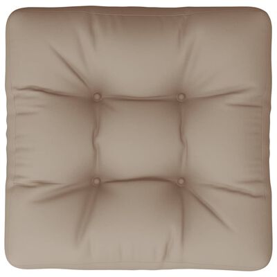 vidaXL Paletės pagalvėlė, taupe spalvos, 58x58x10cm, audinys