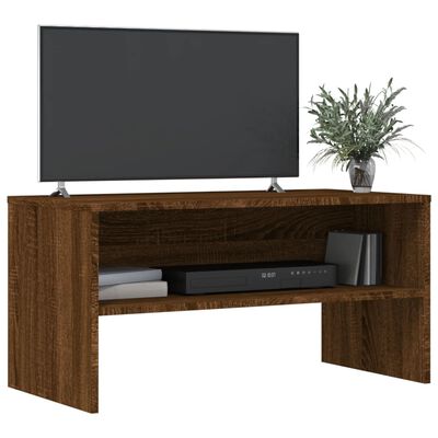 vidaXL TV spintelė, ruda ąžuolo, 80x40x40cm, apdirbta mediena