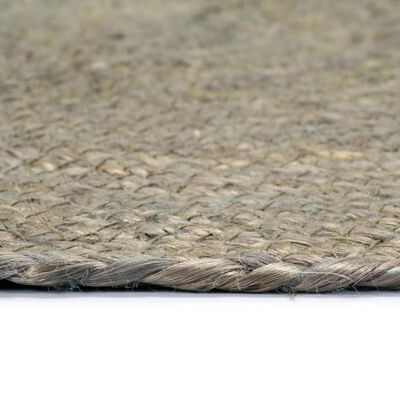 vidaXL Stalo kilimėliai, 4 vnt., pilki, 38cm, džiutas, apvalūs