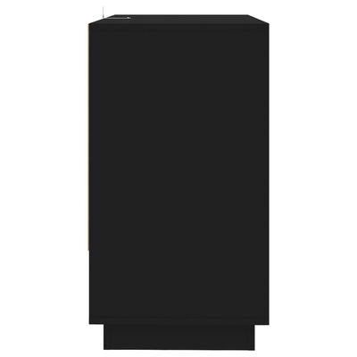 vidaXL Šoninė spintelė, juodos spalvos, 70x41x75cm, MDP