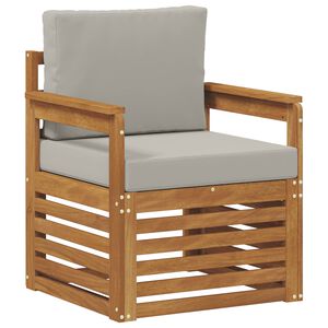 vidaXL Lauko sofos komplektas Tvirta akacijos mediena ir poliesteris