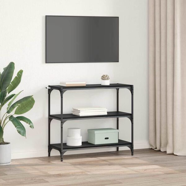 vidaXL Knygų spinta Juodas ąžuolas 80 x 33 x 70,5 cm