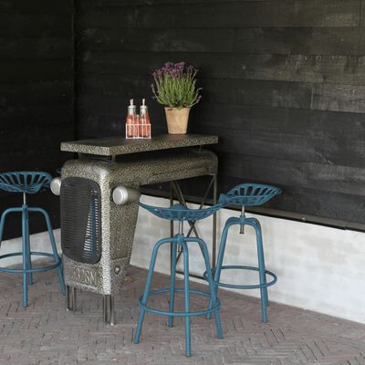 Esschert Design Baro kėdė, mėlyna, traktoriaus sėdynės dizaino