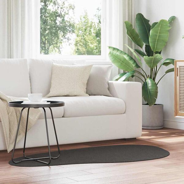 vidaXL Kilimas HUARTE Antracitas 80 x 150 cm Poliesteris