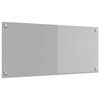 vidaXL Virtuvės atbraila &Scaron;viesiai pilka 90 x 40 cm grūdintas stiklas