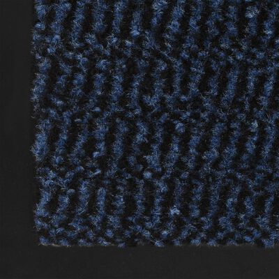 vidaXL Durų kilimėliai, 2vnt., mėlyni, 80x120cm, kvadratiniai