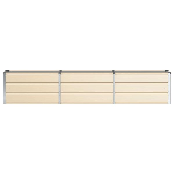 vidaXL Lovelis Ivory 240 x 40 x 45 cm Plienas