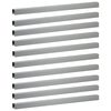 vidaXL Sodo apvadų dengiamasis profilis 10 vnt. 100 x 5 x 5 cm