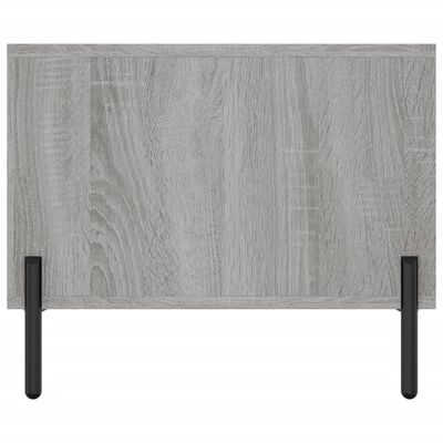 vidaXL Kavos staliukas, pilkas ąžuolo, 102x50x40cm, apdirbta mediena