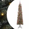 vidaXL Dirbtinė Kalėdų eglutė Žalia 180 cm PVC, plastikas ir plienas