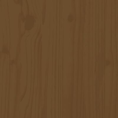 vidaXL Lova senjorams, medaus ruda, 140x200cm, pušies medienos masyvas
