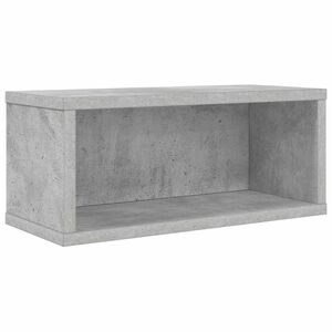 vidaXL CD saugojimo stovas Betono pilka 40 x 17 x 17 cm