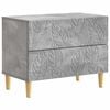 vidaXL Naktinis staliukas Betono pilka 62 x 34,5 x 48 cm