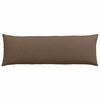 vidaXL Sofa Pagalvės 2 pcs Ruda 120 x 40 cm audinys