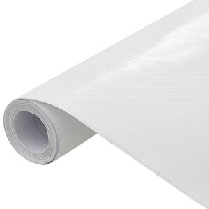 vidaXL 4D Automobilio plėvelės, 2vnt., baltos, 100x150cm+50x150cm