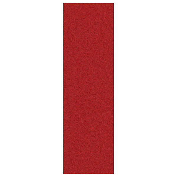 vidaXL Durų kilimėlis Raudona ir Juoda 120 x 400 cm Poliamidas ir PVC