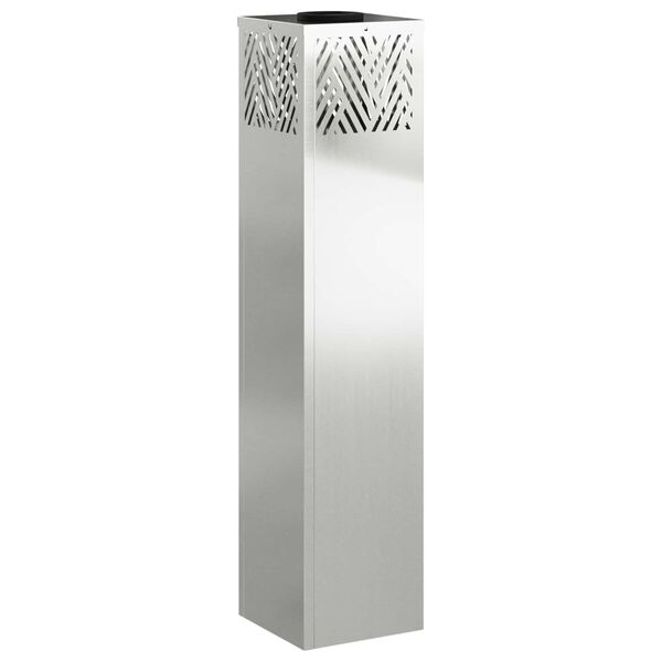 vidaXL Saulės LED &scaron;aligatvio &scaron;viesa 2 pcs Sidabro Cinkuotas