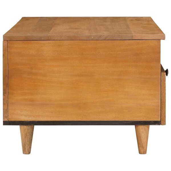 vidaXL Kavos staliukas su stalčių Šviesiai rudas 80 x 54 x 40 cm