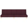 vidaXL Dvivietė sofa-lova su pakoja, violetinės spalvos, audinys