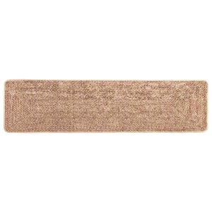 vidaXL Kilimėlis MARSA Ruda 50 x 300 cm Poliesteris ir PVC