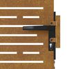 vidaXL Sodo vartai, 85x100 cm, Corten plienas, kvadratinis dizainas