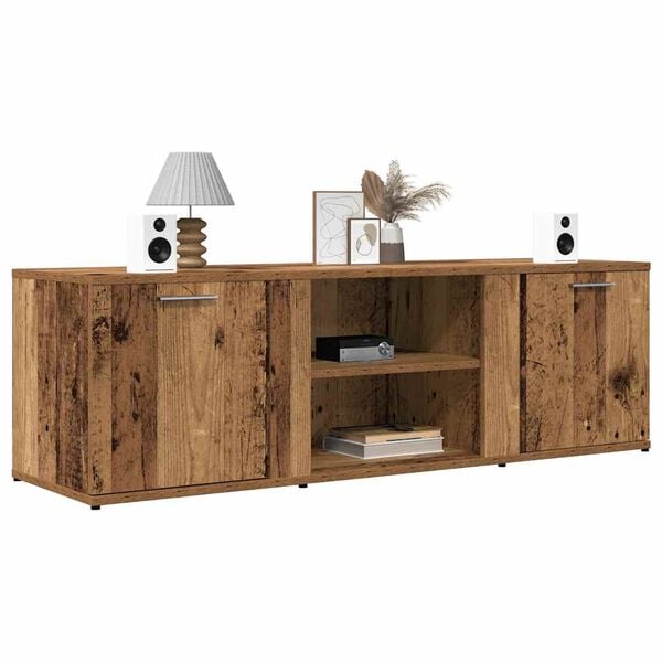 vidaXL televizoriaus spintelė Old Wood 120x34x37 cm Engineered Wood